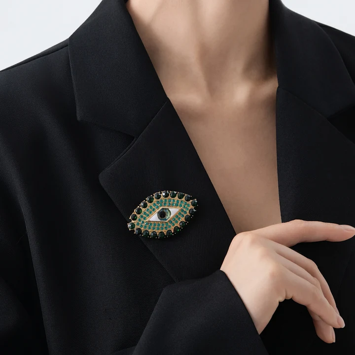 Moss Eye Brooch