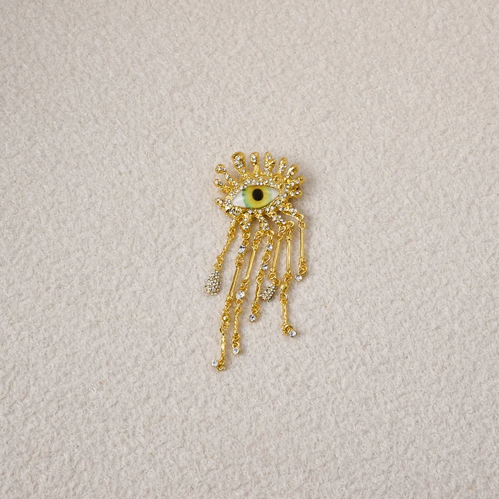 Cascade Eye Brooch